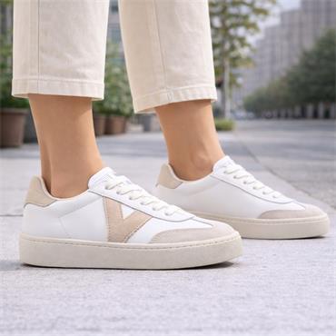 Victoria Berlin Laced T Toe Trainer - Hielo